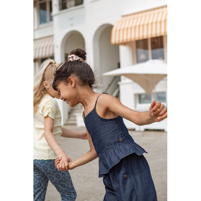 Elif Flo girls chambrey top 199 Indigo