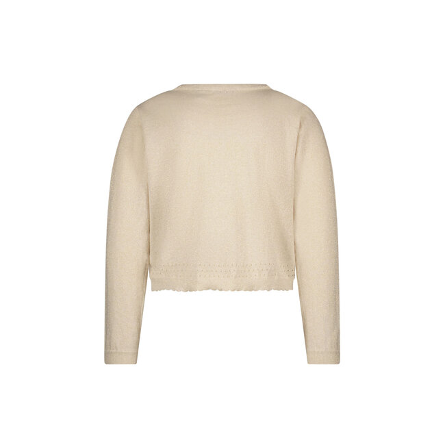 Derby Flo girls glitter cardigan 556 Soft gold