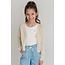 Derby Flo girls glitter cardigan 556 Soft gold