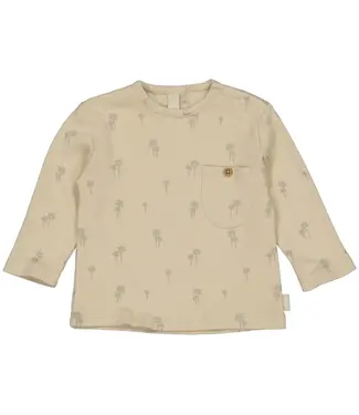 Levv LNBS25KAREL SHIRT  6906 AOP Green Sketch