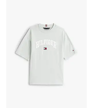 Tommy Hilfiger HILFIGER VARSITY TEE, DD0 DD0 Breezy Blue Heather