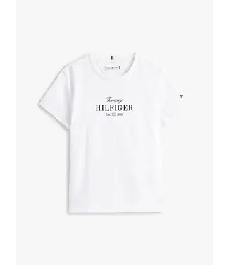 Tommy Hilfiger TOMMY SCRIPT TEE SS, YBR YBR White