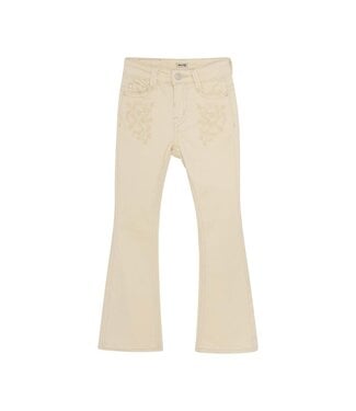 DAILY7 930174 Flared Embroiderie Jeans Sandshell 2400