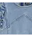 Ruffle Sleeve Shirt Denim 970259 Blue 7775 Light Denim Blue