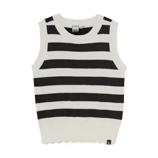 Indian Blue Jeans Knitted Singlet Striped 970223 Grey 1919 Phantom