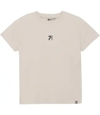 DAILY7 T-shirt Structure Backprint 920124 Sand 2020 Sandshell