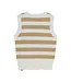 Knitted Singlet Striped 970223 Sand 2490 Sesame
