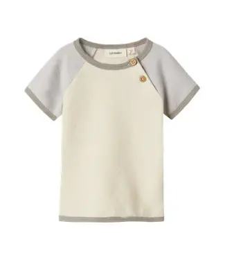 Lil'Atelier NBMNUNAN SS Loose Top Lil/Turtledove Vapor Blue