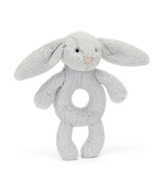 Jellycat Bashful Silver Bunny Ring Rattle