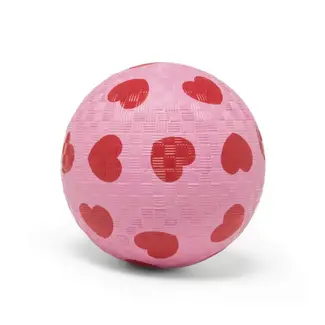 Ratatam Heart Ball 12 cm - Petit Ballon a Motifs - Coeurs & Rose -