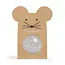 Glitter Mouse Bouncy Balls Zilver - Stuiterbal -