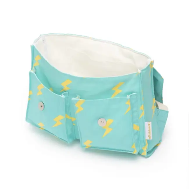 Blue thunder school bag - Rugtas model schooltas Blauw Bliksem -