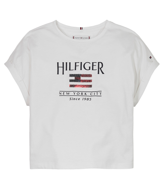 Tommy Hilfiger HILFIGER SEQUINS FLA, YBR YBR White