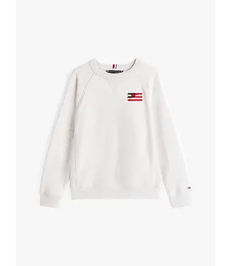 Tommy Hilfiger HILFIGER FLAG RELAXE, PMT PMT Snow White Heather