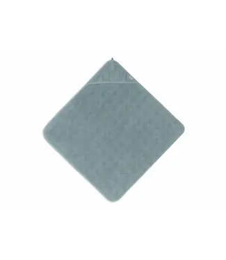Jollein Badcape badstof 75x75cm Miffy jaquard   Sea green