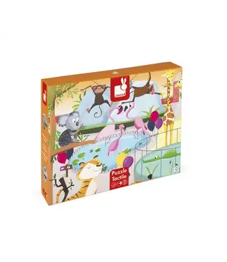Janod Janod Voelpuzzel - Een dag in de dierentuin -