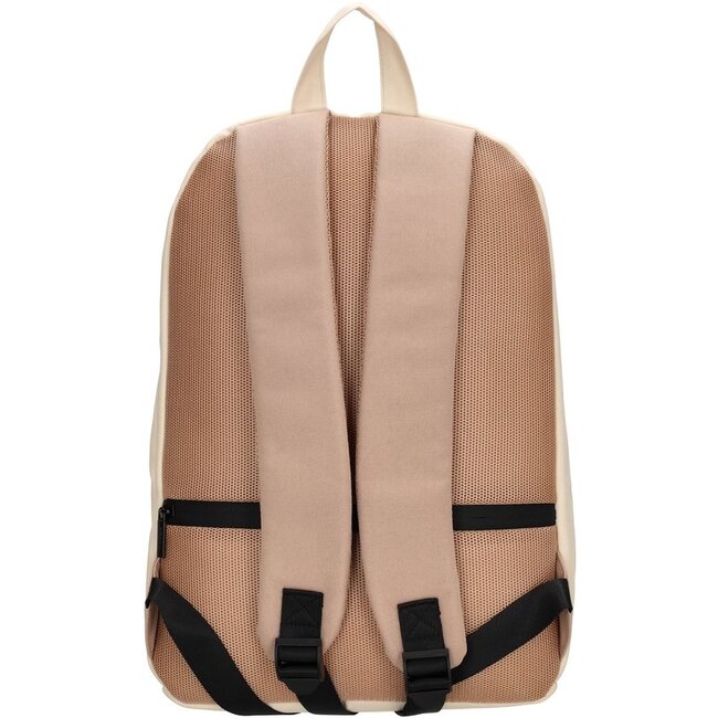 Rugtas Mischa Beige Creme - met Laptop/Ipad vak -