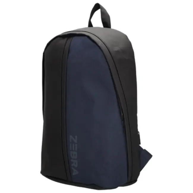 Zebra Rugtas Mischa - Black Blauw -