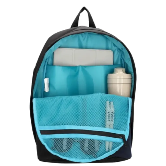 Zebra Rugtas Mischa - Black Blauw -