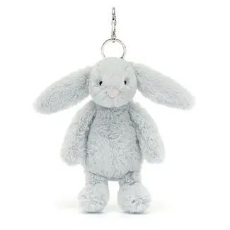 Jellycat Bashful Silver Bunny Bag Charm