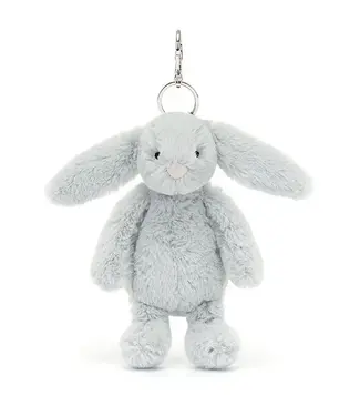 Jellycat Bashful Silver Bunny Bag Charm