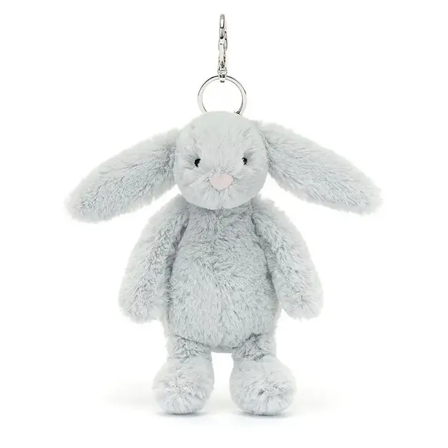Bashful Silver Bunny Bag Charm