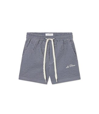 Les Deux LDK540006 Stan Stripe Seersucker Swim Shorts Kids 815477-Light Sand/Blueprint