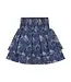 Skirt Ruffle Leafprint 970210 Dark Navy 7939 Blueprint
