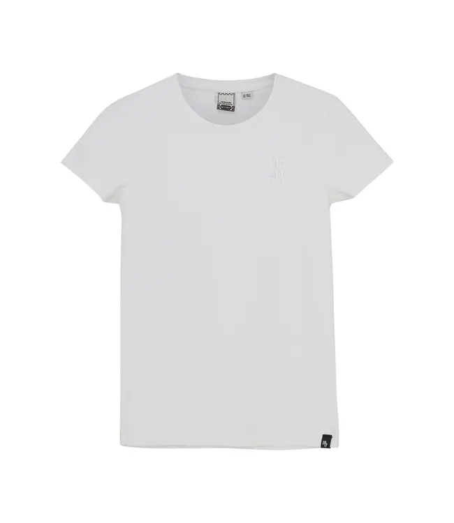 T-shirt Rib Back Opening  970237 White 1450 Bright White