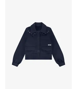 Nik&Nik Ellis Felt Jacket 8301 Indigo Blue