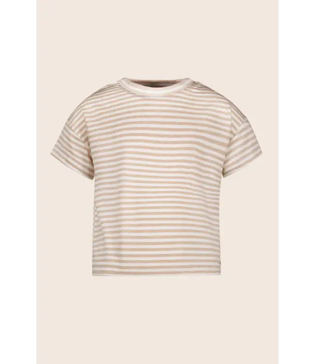 F412-5400 T-Shirt  lurex ecru