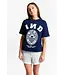 T- Shirt Sienna - Short Sleeve College  T Shirt - Navy -