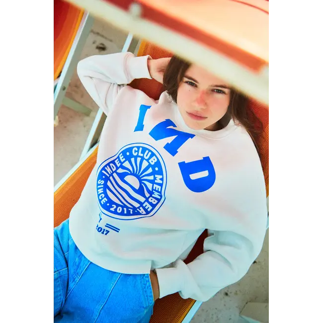 Sweatshirt Solene - College Sweater - Off White -