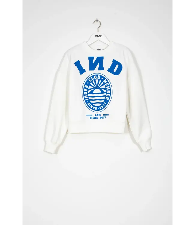 Sweatshirt Solene - College Sweater - Off White -
