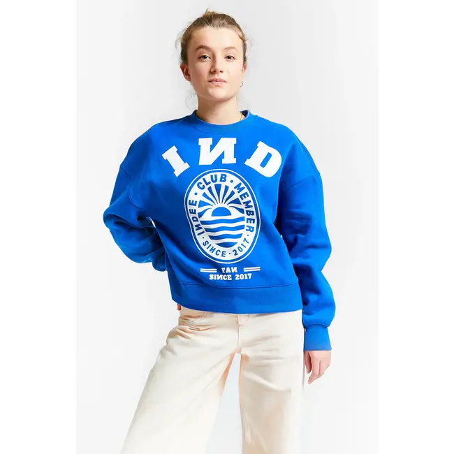 Sweatshirt Solene - College Sweater - Mykonos Blue -