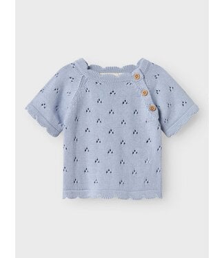 Lil'Atelier NBFJola SS Knit LIL Zen Blue