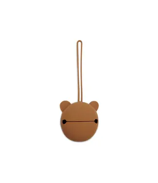 Jollein Siliconen Speenhouder Caramel -