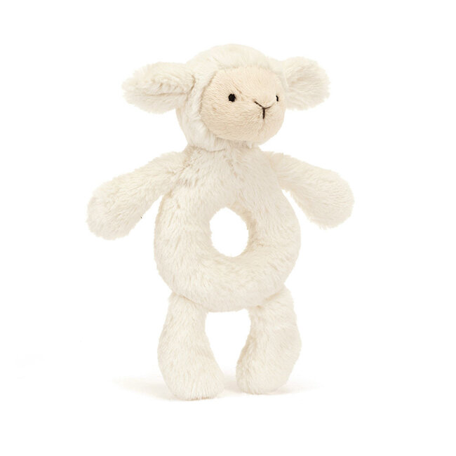 Bashful Lamb Ring Rattle -