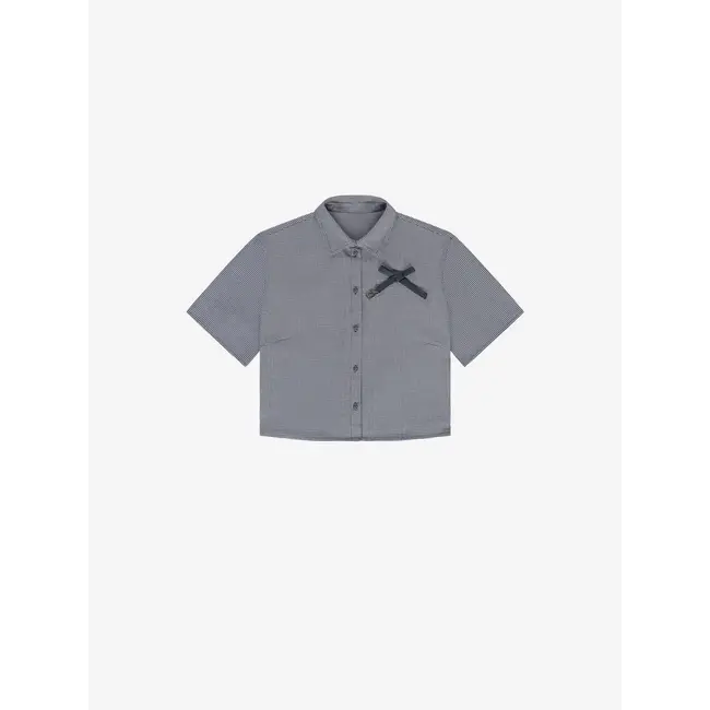 Polly Blouse 2023 Off White/Royal Blue