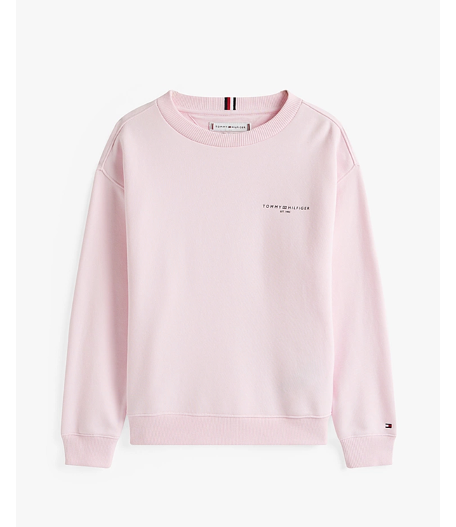 MINI CORP C-NECK SWE, TOG Light Pink
