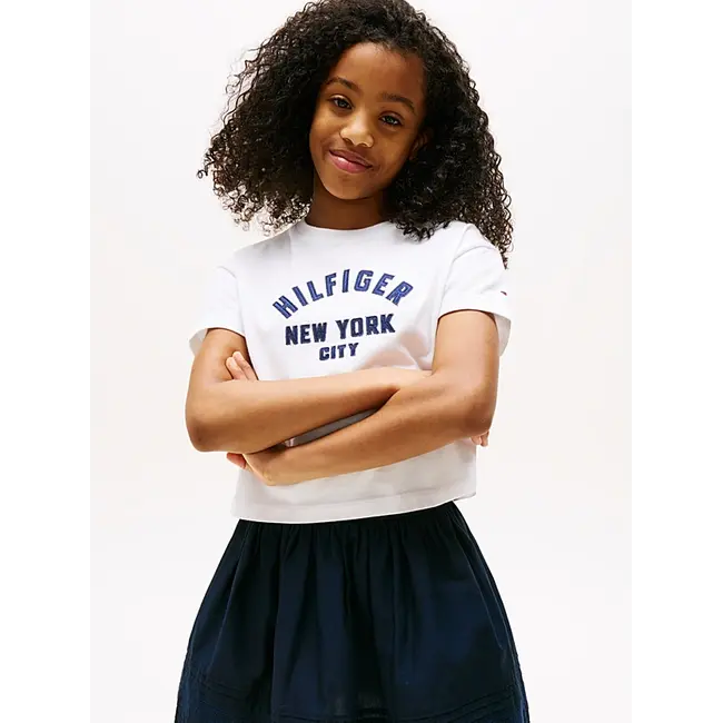 SATIN APPLIQUE HILFI, YBR White