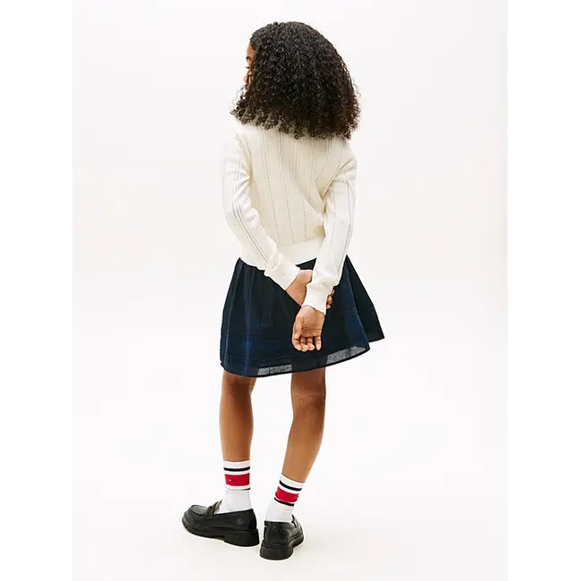 POINTELLE CARDIGAN L, Z00 Ivory Petal