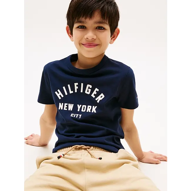 CURVED HILFIGER GRAP, C1G Dark Night Navy