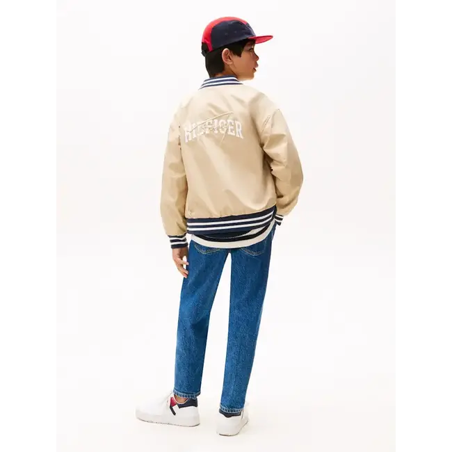 REVERSIBLE BOMBER JA, AB9 Gentle Gold/Dark Night Navy