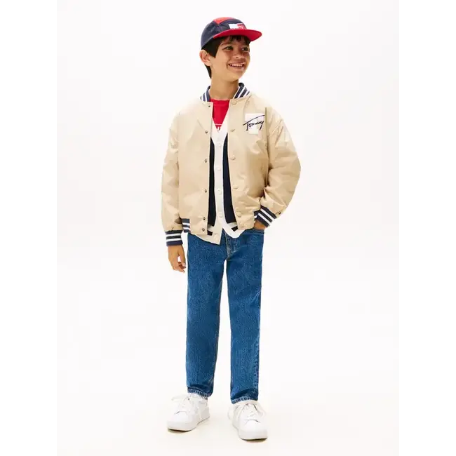 REVERSIBLE BOMBER JA, AB9 Gentle Gold/Dark Night Navy