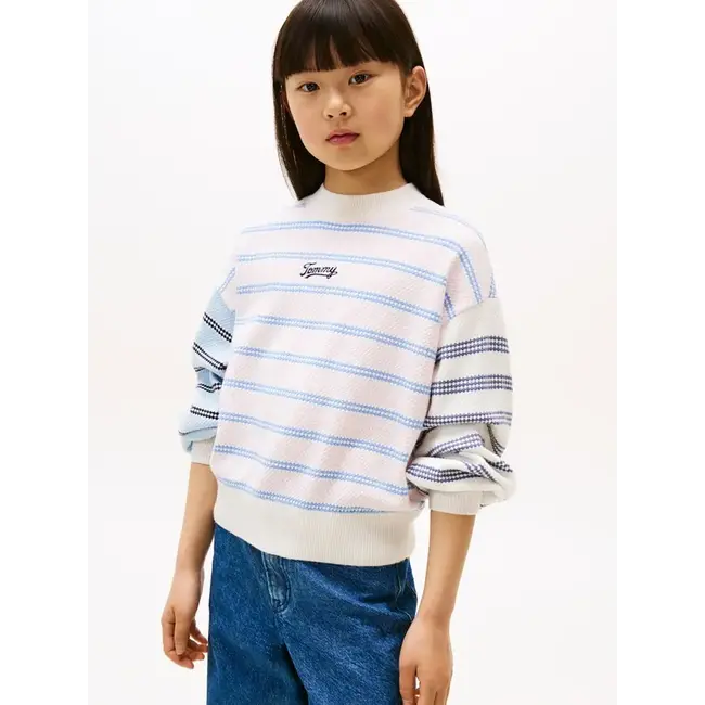 STRIPED BALLOON SLEE, TOG Light Pink Multistripes