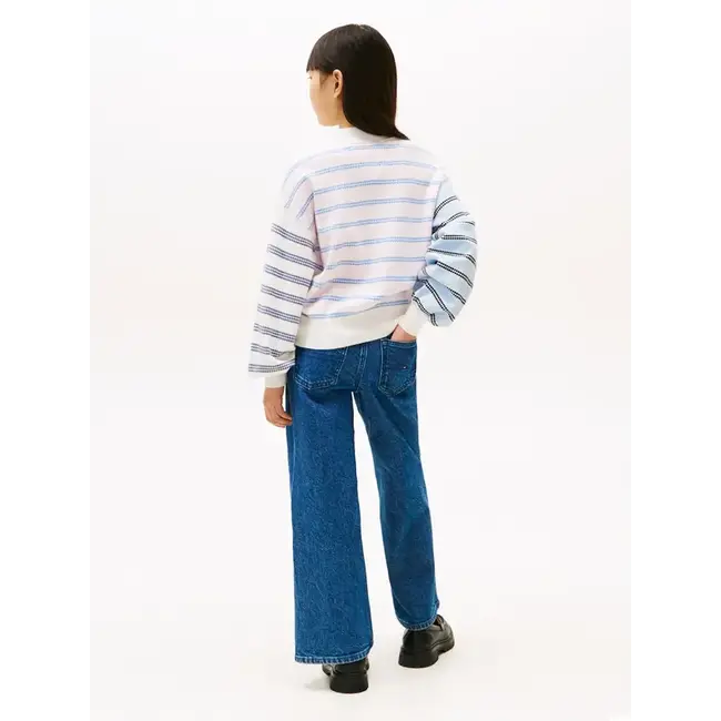 STRIPED BALLOON SLEE, TOG Light Pink Multistripes