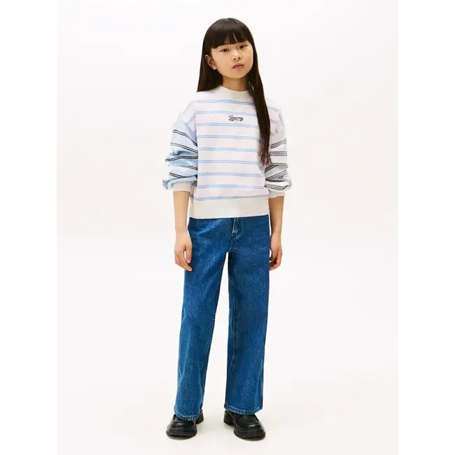 STRIPED BALLOON SLEE, TOG Light Pink Multistripes