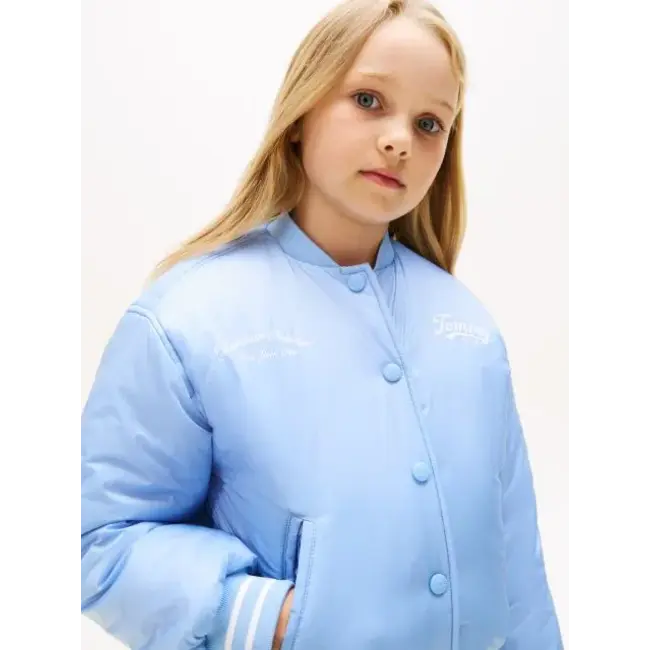 REVERSIBLE VARSITY B, C14 Cloudy Blue/Light Pink