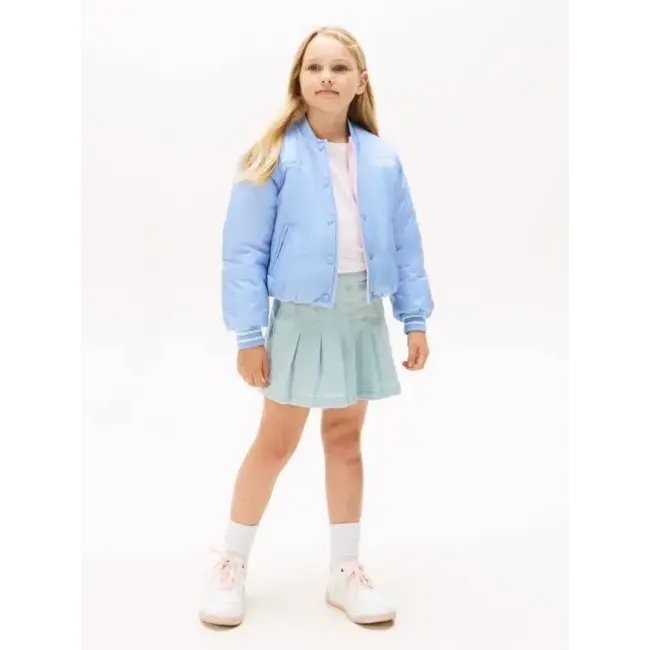 REVERSIBLE VARSITY B, C14 Cloudy Blue/Light Pink